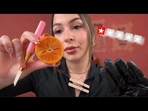 ASMR 1⭐️ Low Budget Facial SPA 🫪 (but she’s sooo nice)
