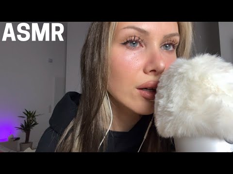 ASMR - for when you can't sleep *whispers, mic scratching, tapping*