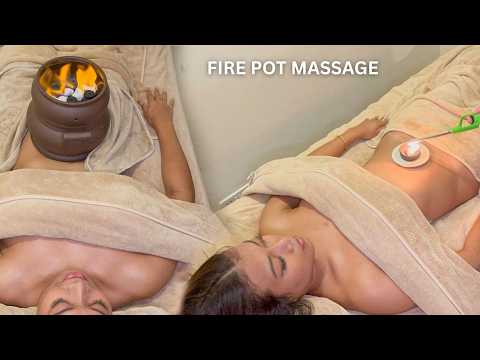 ASMR Fire Pot Therapy 🔥 Full Body Massage for Deep Relaxation