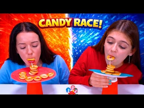 ASMR Food Challenges Party, Candy Race, Color Candy | Best Compilation