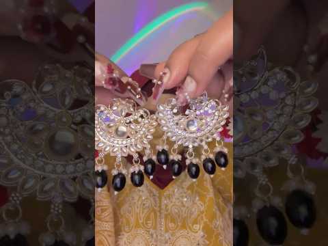 My desi earing collection ✨ #asmr #asmrshorts #viralasmr