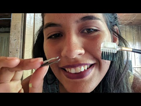 ASMR" TIRANDO SUA SOMBRANCELHA
