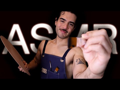 ASMR just the tip... (flirty male art teacher)