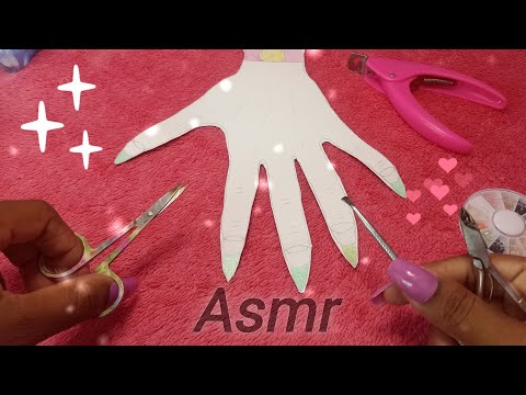 Asmr | Manicure Fazendo suas unhas (Mouth Sound)