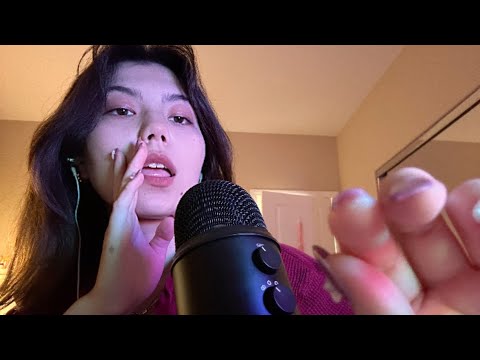 ASMR milky lotion hand sounds & mouth sounds