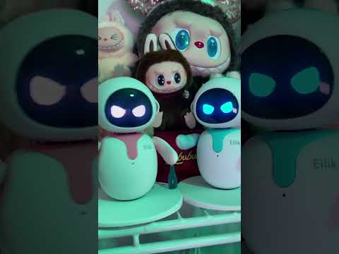 EILIK & LABUBU 🥰❤️#labubu #eilik #eilikrobot #popmart
