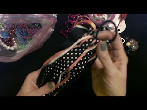 ASMR | Goodwill Kids' Stuff Jewelry Bag Show & Tell (Whisper)