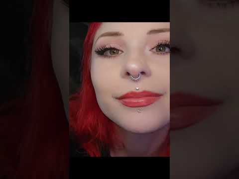 #asmr #visualtingle #whispering #tingles #softspoken #makeup #triggers #redhair #piercings #gentle