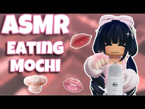 Roblox ASMR ~ MOCHI ICE CREAM EATING SOUNDS ☁️ (Chewy and Relaxing!)