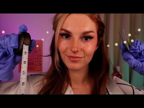 ASMR Reconstructing Your Face | Measuring, Pulling, Plucking, & More