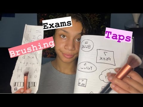 ASMR - Brush, Taps, Exams (Alicia)