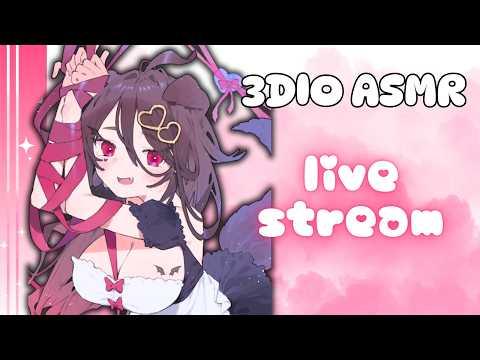 3DIO ASMR ♡ Soft Girl Licks Your Ears ˖ ࣪⚝⋆ ear licks, kisses & mouth sounds for sleep~