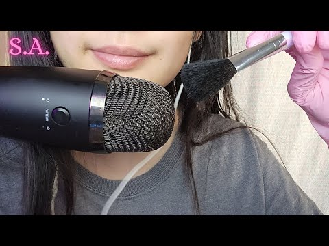 Asmr | Soft Brushing, Tapping & Sticking Sound On Mic