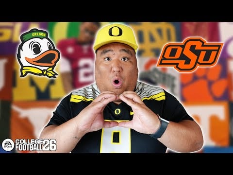 ASMR | College Football 2026 Gameplay - Oregon vs Oklahoma State - (Week 2)