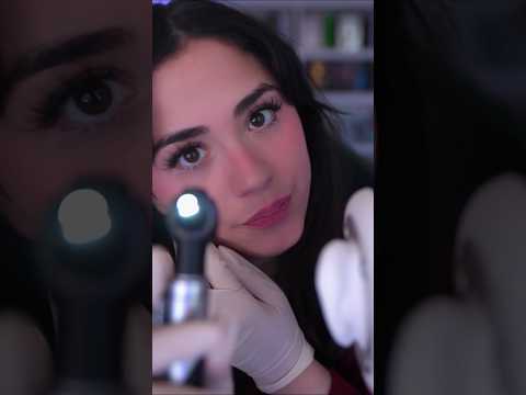 ASMR otoscope ear exam 👂