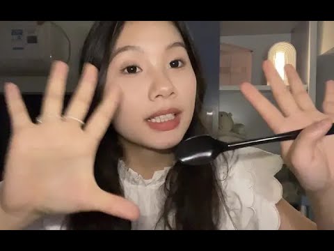 【助眠】你练上的负能量被我拿勺子🥄吃掉了，现在可以安心睡觉了💤#asmr助眠视频 #声控助眠 #敲击音 #解压声控 #哄睡系列