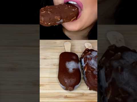 CHOCOLATE MAGNUM ICE CREAM #asmr #chocolate #icecream