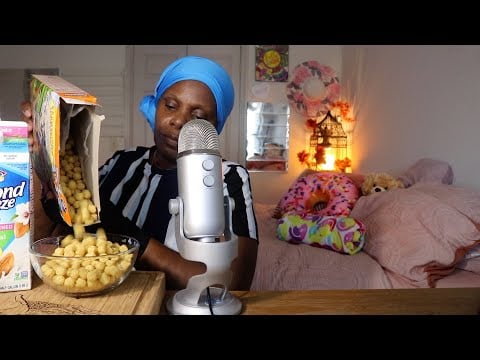 Peanut Butter Crunch For Dinner  ASMR Eating Sounds
