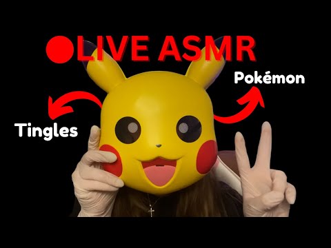 🔴LIVE ASMR - 1 Hour of FAST Triggers and Pokémon Packs ✅