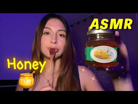 ASMR COMIENDO MIEL 🍯 ( mukbang )