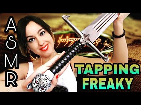 ASMR MUYYY RELAJANTE-TAPPING FREAKY-Adivina qué son/ Susurros