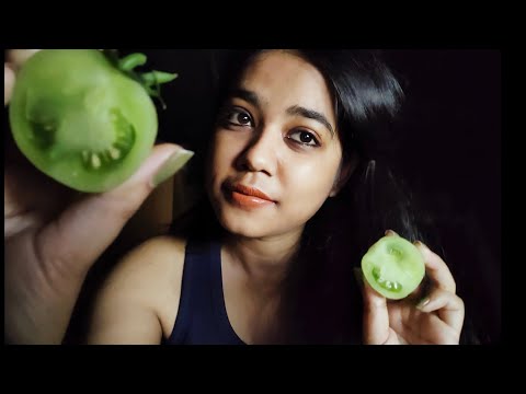 ASMR HINDI🍏~FACIAL+REMOVING TAN FROM YOUR FACE USING HOME REMEDY