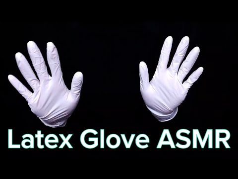 Nitrile Latex Gloves ASMR Black & White | Rubber Glove Magic Fingers | Hand Rub Sounds | No Talking