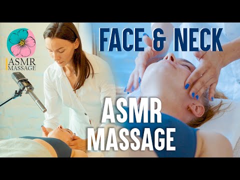 ASMR Relaxing Face Massage with tingle sounds [spa]