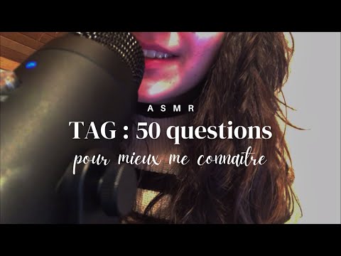 ASMR | 50 questions pour mieux me connaître - Partie 2 ✨Chuchotement apaisant qui va t'endormir.