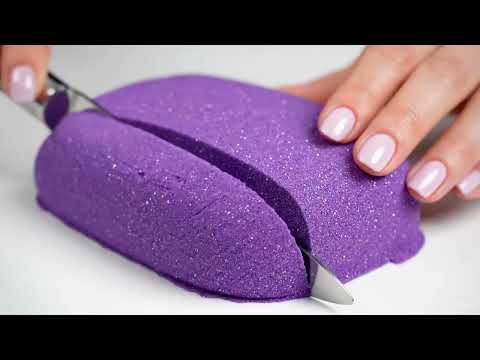 Watch This Satisfying Kinetic Sand Cut!