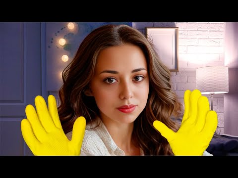 Powerful ASMR: Rubber Gloves And A Relaxing Story (ita)