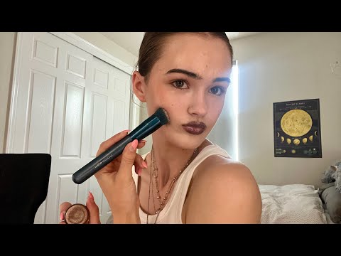 ASMR crazy pre-shower makeup 😱