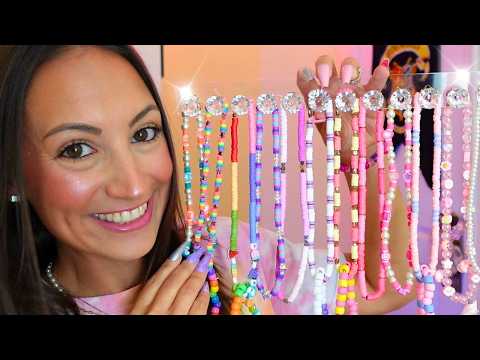 ASMR *EVERY* Necklace on My Wall ♡