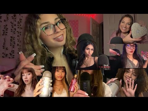 ASMR// VALENTINE’S DAY THEMED TRIGGERS COLLAB 💕💕 (EXTREMELY TINGLY)