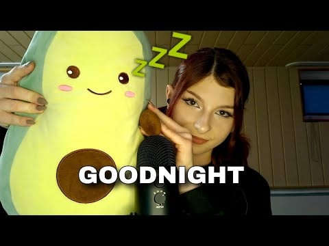 ASMR Plushies kiss you goodnight - ASMR Mouth Sounds