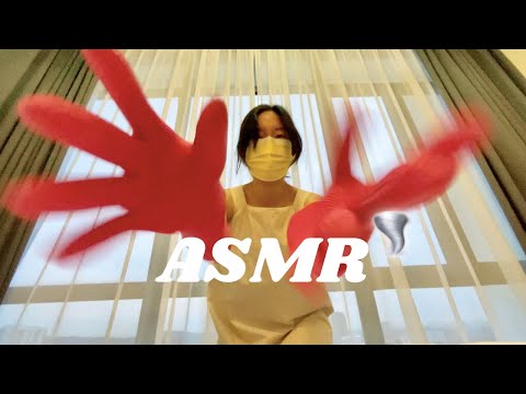 ASMR 🥊SUPER CHAOTIC🥊 Mad Rubber Gloves Triggers for people fully awake but have to sleep (Lofi)
