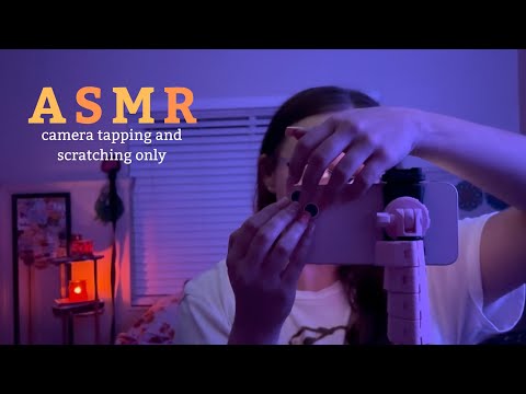ASMR camera scratching & tapping ONLY *lofi*dark lighting*