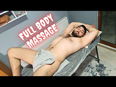 ASMR SOFT AND SLEEP TURKISH FULL BODY MASSAGE-Chest,leg,arm,back,abdomen,foot