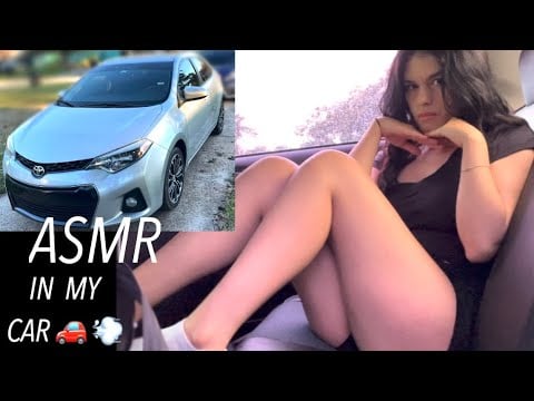 Fast and Aggressive ASMR in my car! 🚗 Fabric Scratching +Tapping 