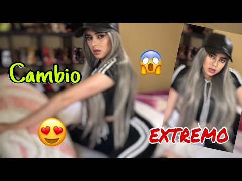 ME PINTE EL CABELLO GRIS y ME PUSE EXTENSIONES (CAMBIO DE LOOK EXTEMO) / yolany