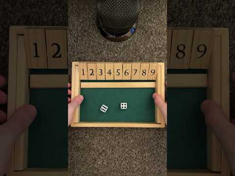 (ASMR) Shut the Box! #Shorts