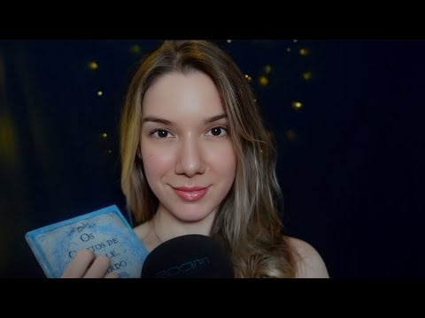 ASMR: Lendo em SUSSURROS "O Conto Dos 3 Irmãos" - Os Contos de Beedle, o Bardo | Extra Mouth Sounds