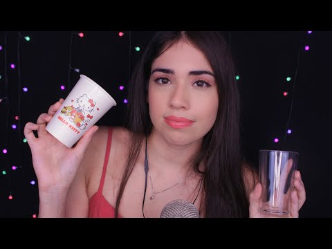 ASMR TAPPING NAS SUAS ORELHAS + Sussuros ❤️