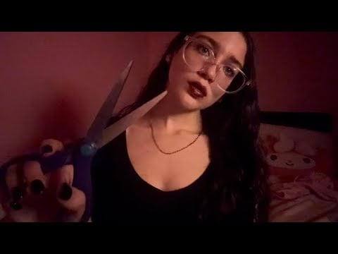 Asmr ~ Fast & Aggressive Haircut Roleplay💈(Hand & Mouth Sounds, Spraying & Shaking, Scissor Cutting)