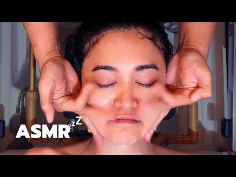 ASMR Aloe Vera Face Massage 🌿 Relaxing Spa Ambience (No Talking)