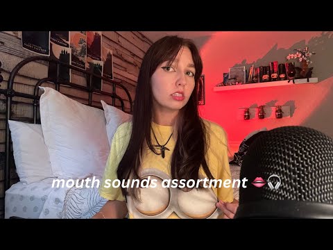 Fast and Aggressive ASMR Mouth Sounds Assortment 👄Breathy, Wet, Inaudible