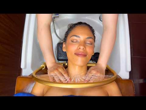 ASMR: Relaxing Vietnamese Head Water Massage for Deep Sleep