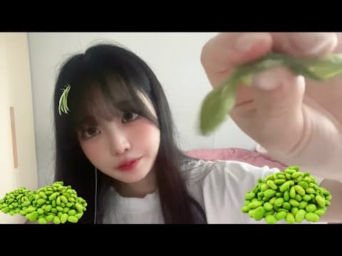 입에서 톡! 터지는 촉촉 팅글 에다마메 먹방🍃 | 리얼사운드 풋콩 ASMR✨