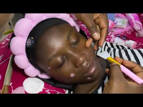 ASMR RELAXING FACE TOUCHING AND NITPICKING FOR DEEP SLEEP 😴 