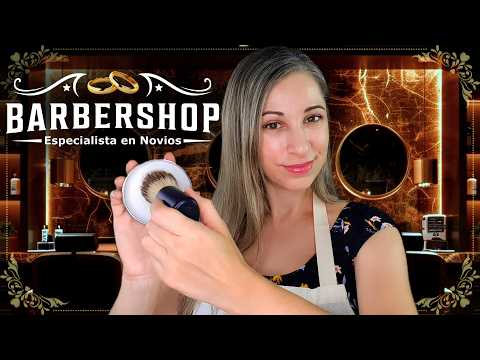 ASMR | 💍Barbería Servicio Especial NOVIOS | Roleplay Realista | SusurrosdelSurr | Español